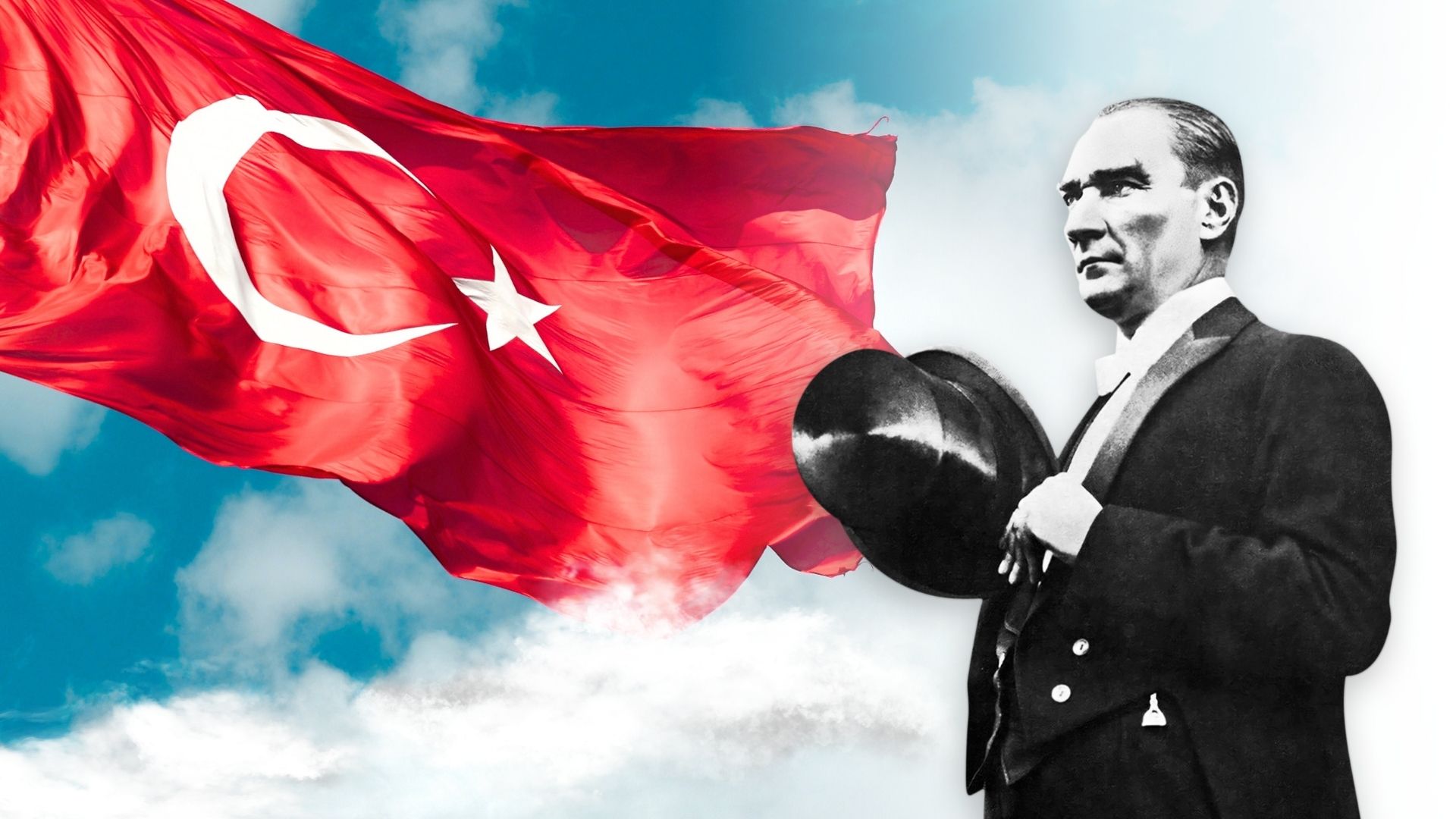 Gazi Mustafa Kemal Atatürk ve Türk Bayrağı